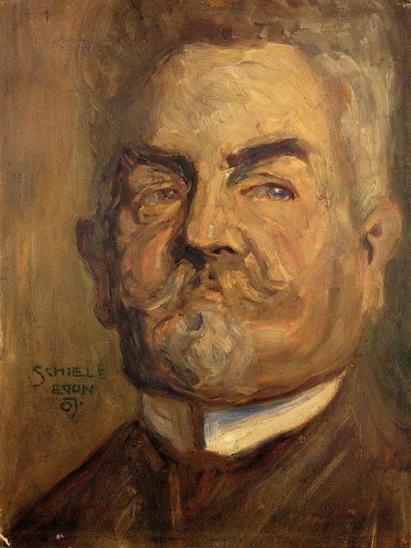 Portrait of Leopold Czihaczek (Head of a Bearded Man)