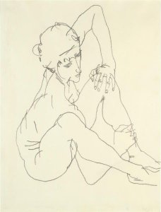 Seated Female Nude