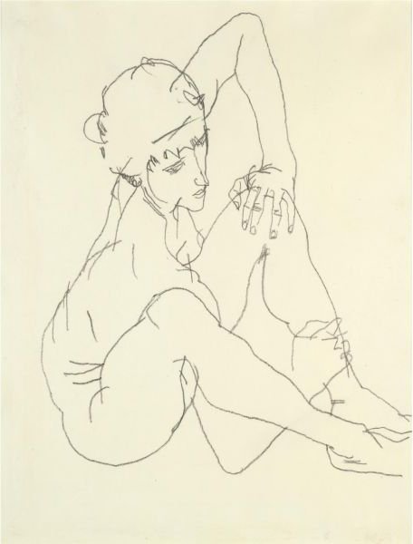 Seated Female Nude