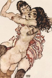 Pair of Women (Women embracing each other)