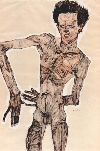 Male Nude, Self Portrait